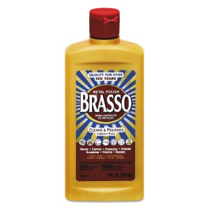 Reckitt 26600-89334 Brasso Metal Polish - Liquid - 8 Fl Oz (0.3 Quart)