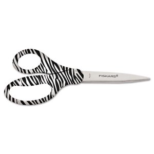 Fiskars 153582-1002 Scissors,8,zebra Pattern