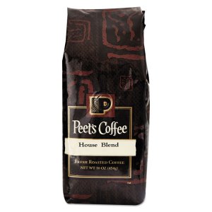 Peets PEE 501619 Peet's House Blend Dark Roast Coffee - Regular - Hous