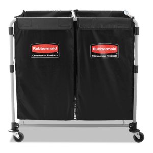 Rubbermaid RCP 1881749 Commercial 4-bushel Collapsible X-cart - 220 Lb