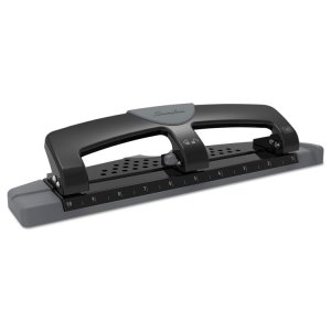 Acco SWI 74133 Swingline Smarttouch Low-force 3-hole Punch - 3 Punch H