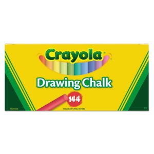 Crayola CYO 510400 Colored Drawing Chalk Sticks - 3.2 Length - 0.4 Dia