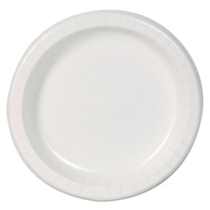 Dixie DBP09W Plate,ppr,9,125pk,wh