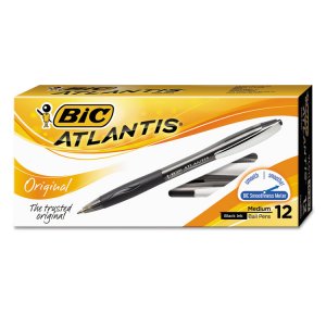 Bic BIC VCGN11BE Glide Exact Retractable Ballpoint - Fine Pen Point - 