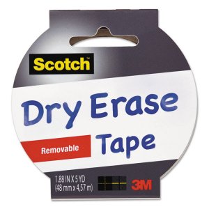 3m 1905R-DE-WHT Tape,rmvbl,dryerase,wh