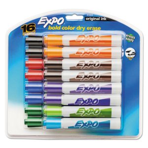 Sanford 1927522 Marker,dry Erase,4pk,ast