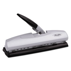 Acco SWI 74030 Swingline Lighttouch High-capacity Desktop Punch - 3 Pu