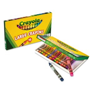 Crayola CYO 520080 8-count Large Crayons - Assorted - 8  Box