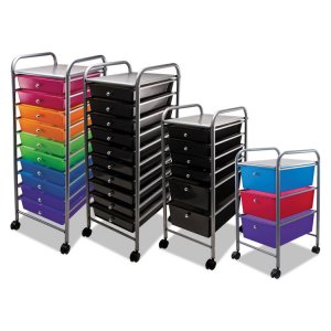 Advantus AVT 34006 Advantus 3-drawer Organizer - 3 Drawer - 4 Casters 