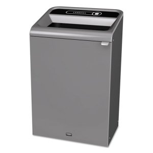 Rubbermaid 1961622 Wastebasket,confgre1,23,s