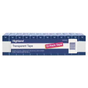 3m 5910K12 Tape,34x1000,12pk,clr