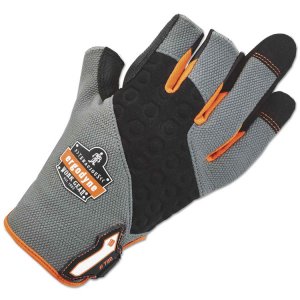 Ergodyne 17112 Gloves,hvydty,frmng,s,gy