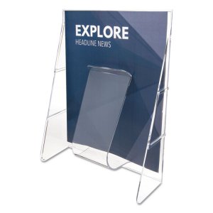 Deflecto DEF 55501 Stand-tall Literature Display - 1 Pocket(s) - 11.8 