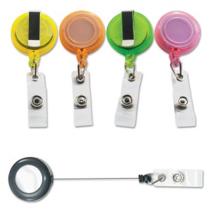 Advantus AVT 75407 Advantus Deluxe Retractable Id Card Reel With Badge