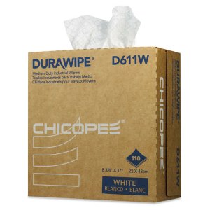 Chicopee D722W Wipes,medium,960ct,wh