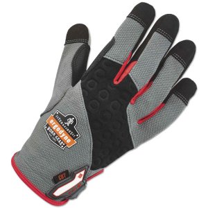 Ergodyne 17123 Gloves,hd-cr,m,gy