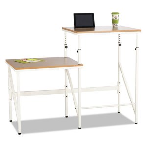 Safco 1956BH Desk,bi-level,ok