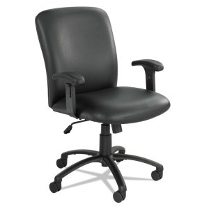 Safco SAF 3490BL Safco Big  Tall Executive High-back Chair - Black Foa