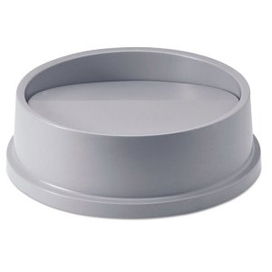 Rubbermaid FG267200BEIG Commercial Untouchable Round Swing Top Lid - R