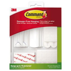 3m MMM 17213ES Command Picture Hanging Kit - White - 38  Pack