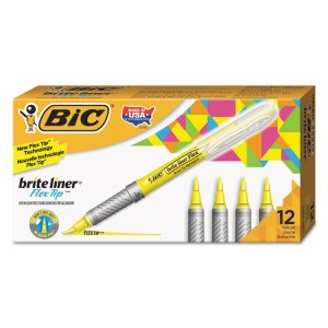 Bic GBLBP31-AST Hilighter,flex,tip,3,ast