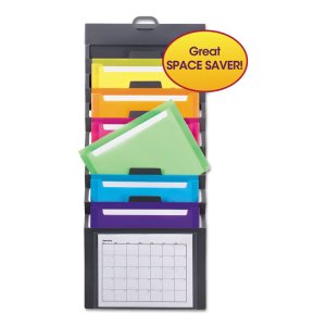 Smead 92060 Organizer,wall,6pckt,gy