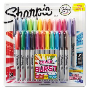 Sanford 1927350 Marker,sharpi,fine,24,ast