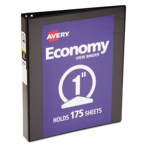 Avery AVE 05710 Averyreg; Economy View Binder - 1 Binder Capacity - Le