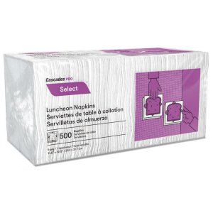 Cascades N020 Napkins,lnchn,12pk500,wh