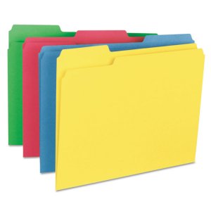 Smead SMD 17943 Smead Colored 13 Tab Cut Legal Recycled Top Tab File F