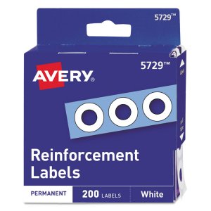 Avery AVE 05722 Averyreg; Hole Reinforcement Label Rings - 0.3 Diamete