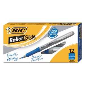 Bic BIC GRE11BK Grip Roller Pens - Fine Pen Point - 0.7 Mm Pen Point S