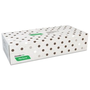 Cascades F300 Pro Perform Flat Box Facial Tissue - 2 Ply - 7.30 X 8.10