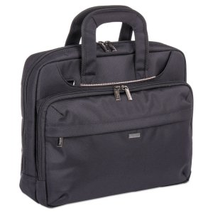 Bond EXB528-BLACK Briefcase,slim,poly,bk