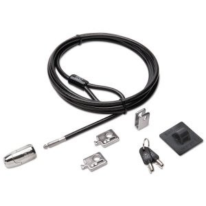 Acco KMW 64424 Kensington Desktop  Peripherals 2.0 Locking Kit - Black