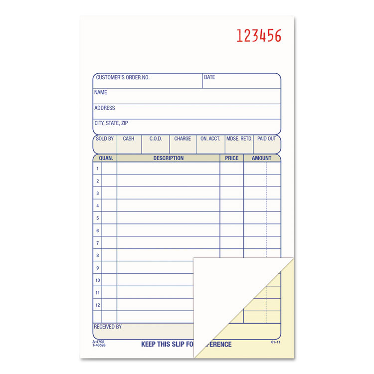 TOPS BUSINESS FORMS-ABFDC3705