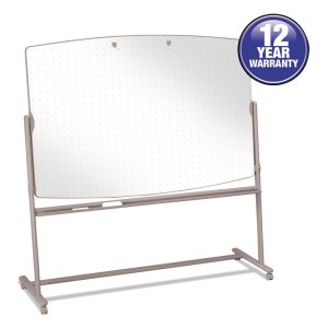 Acco QRT 3640TE Quartet Large Reversible Total Erase Mobile Easel - 72