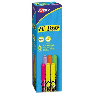 Avery AVE 29861 Averyreg; Hi-liter Pen-style Highlighters - Fine Marke