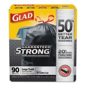 Clorox 78952 Bag,glad,trsh,ds,30gal,bk