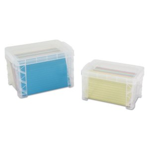 Advantus AVT 40305 Advantus Super Stacker Index Cards Box - External D