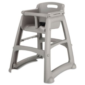 Rubbermaid FG781408PLAT Chair,high,plastic