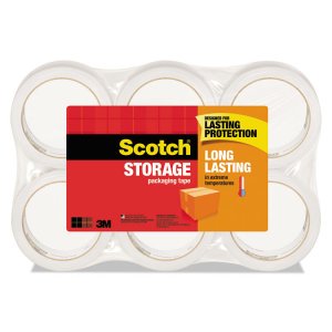 3m 3650-6-DP3 Scotch Long-lasting Storagepackaging Tap - 54.60 Yd Leng