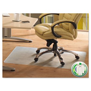 Floortex ECO3648LP Chairmat,recyc,36x48,lip