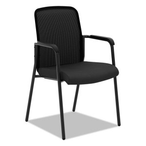 Hon BSX VL518ES10 Hon Instigate Stacking Chair - Black Fabric Seat - B