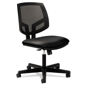 Hon HON 5713SB11T Hon Volt Mesh Back Task Chair, Black - Black Softhre