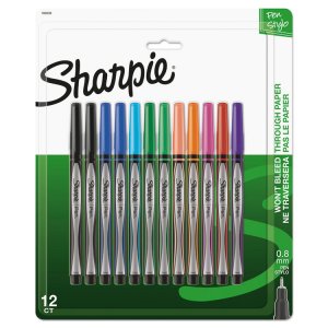 Sanford 2083009 Pen,sharpie,finpt,36pk,bk