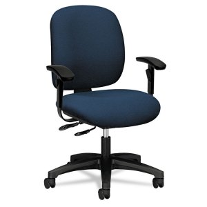 Hon H5903.H.CU10.T Hon Comfortask Chair, Black Fabric - Black Polymer,