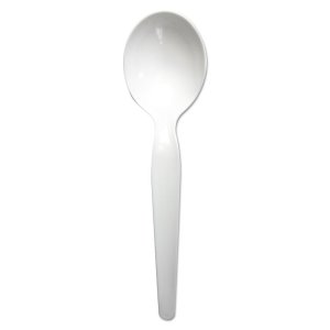 Boardwalk BWKSPOONHW Teaspoon,styren,1mct,wht