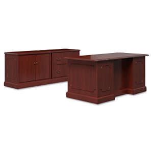 Hon HON 94271NN Hon 94000 Series Double Pedestal Desk - Laminated Rect