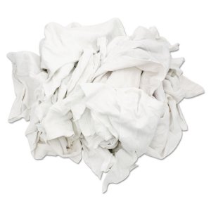 Hospeco 455-25 Wipes,blched Knit Rags,